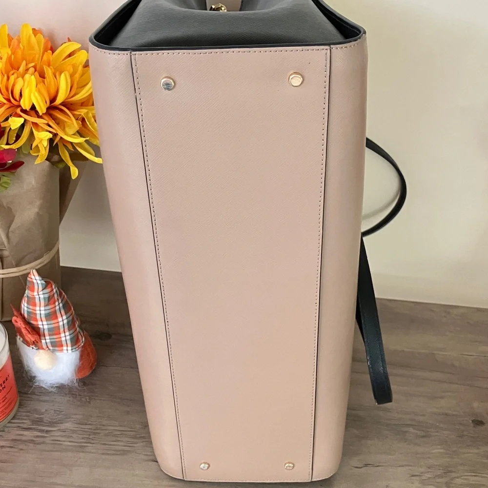 Kate Spade Black and Tan Tote Bag Set ( authentic bag and wallet ) - Picture 7 of 16